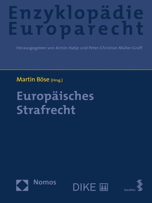 cover image of Europäisches Strafrecht